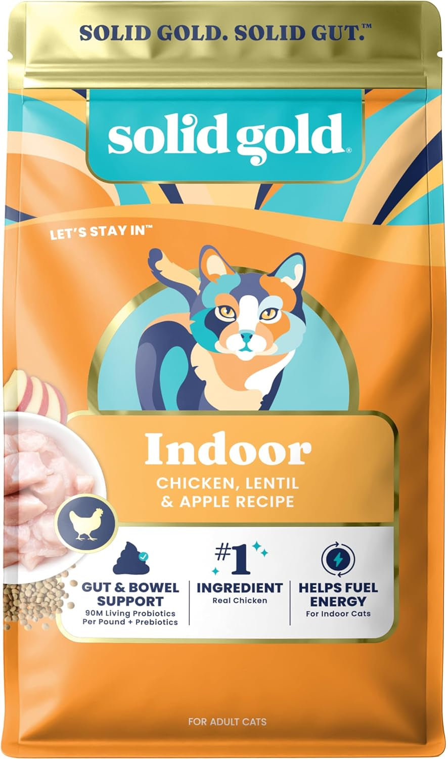 - Let’S Stay in - Grain-Free - Indoor Formula Dry Cat Food with Superfoods - Hairball Control - Protected Probiotic Blends - Holistic Food for Adult Cats